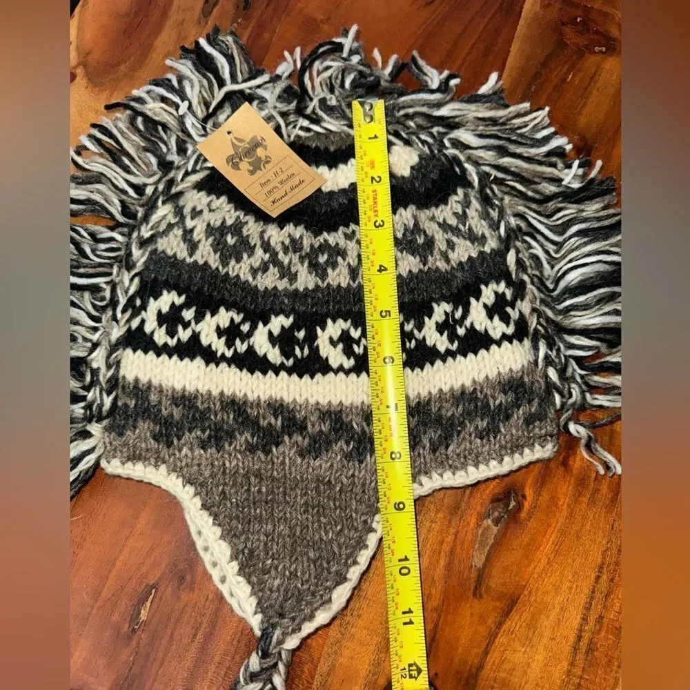 NEW Handcrafted by Nepolis artisisans MohawkBeanie lined Woolen Nepal variety